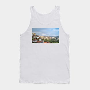 Rainbow Over the City After Rain Tank Top